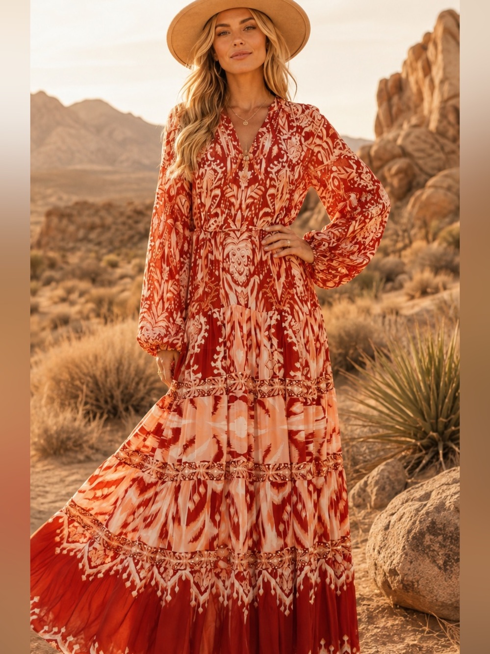 Farm Rio Tapestry Metallic Dress